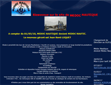 Tablet Screenshot of medoc-nautique.fr